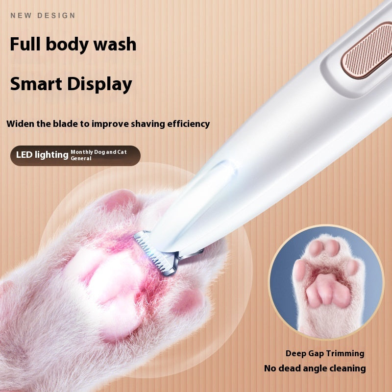Pets Dog Paw Trimmer With LED Light