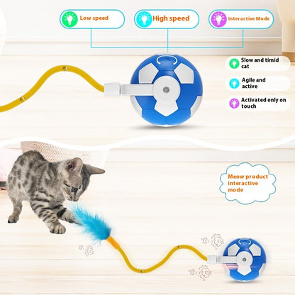 Bite-resistant Electric Cat Teasing Self-Hi Interactive Pet Jumping Ball
